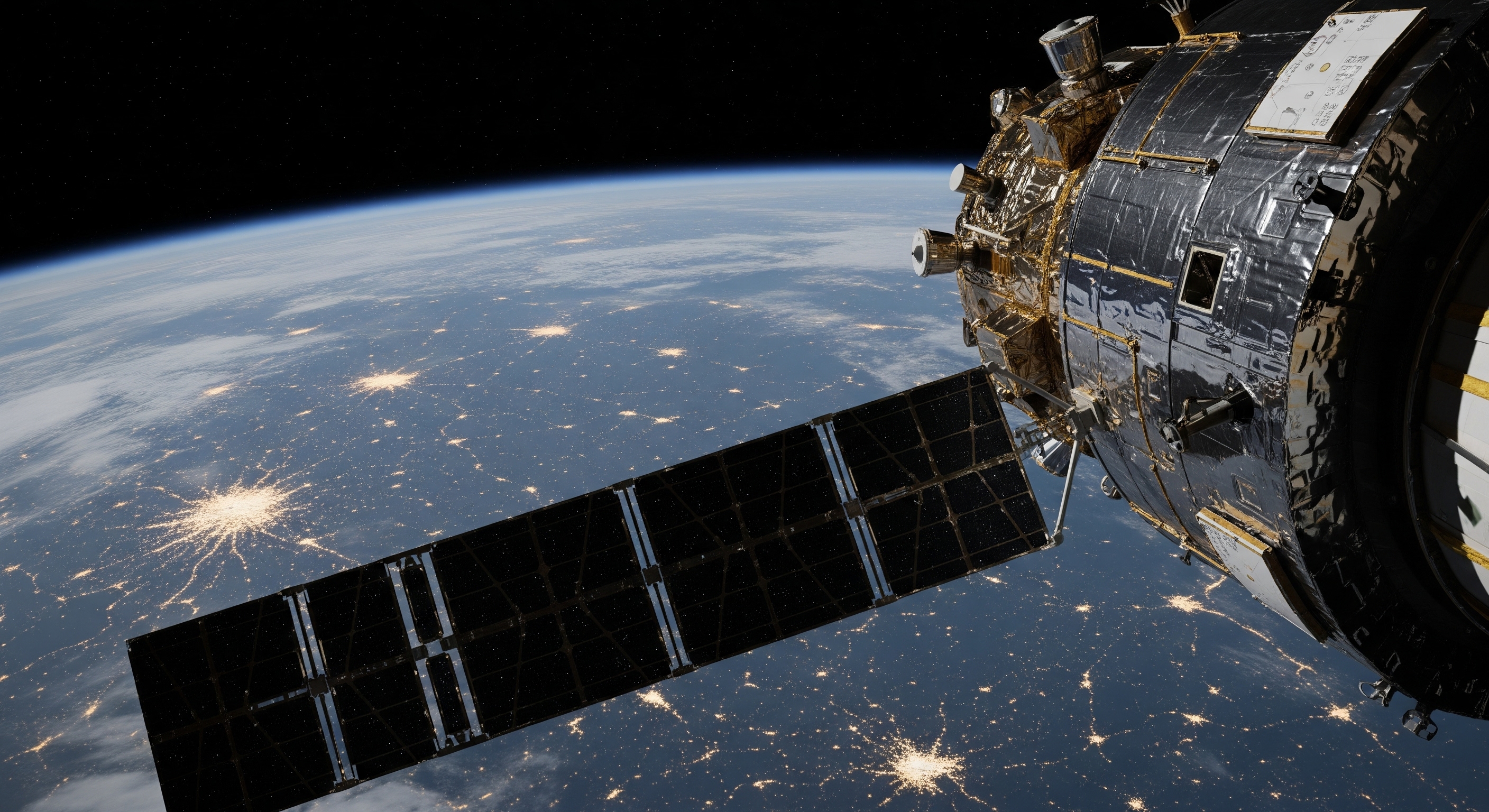 Hero image showcasing aerospace technology